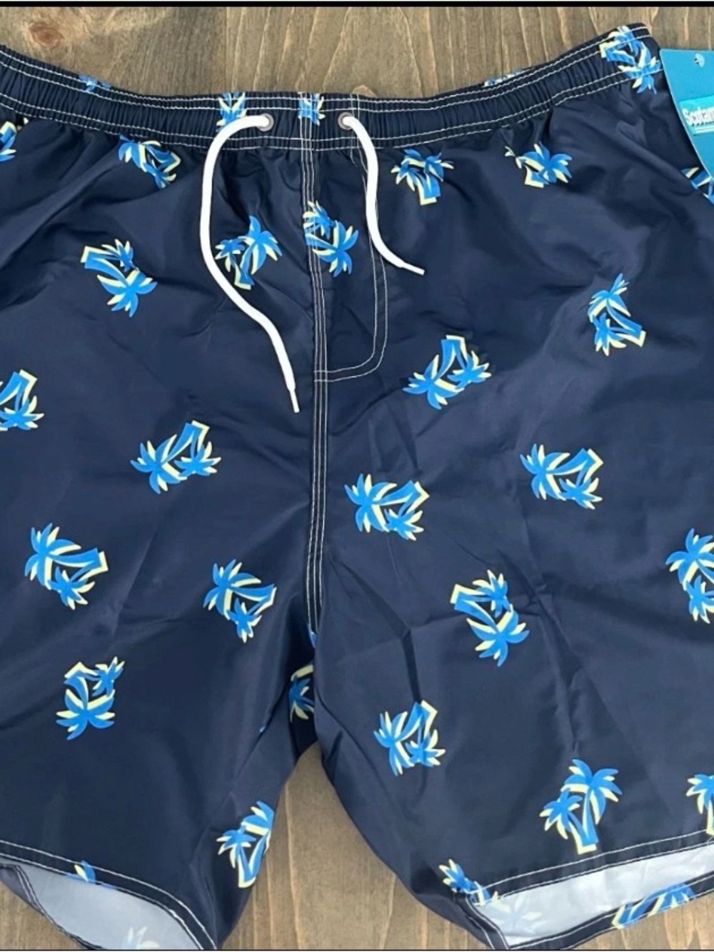 Scotamalone Mens Swim Trunks Swimming Shorts Size XXL New With Tags Palm Trees